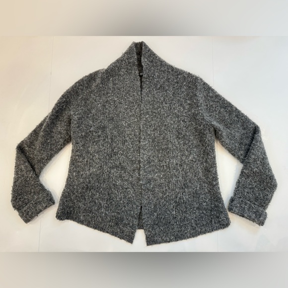 Gerry Weber Boiled Wool cardigan Gray womens small - Picture 10 of 10